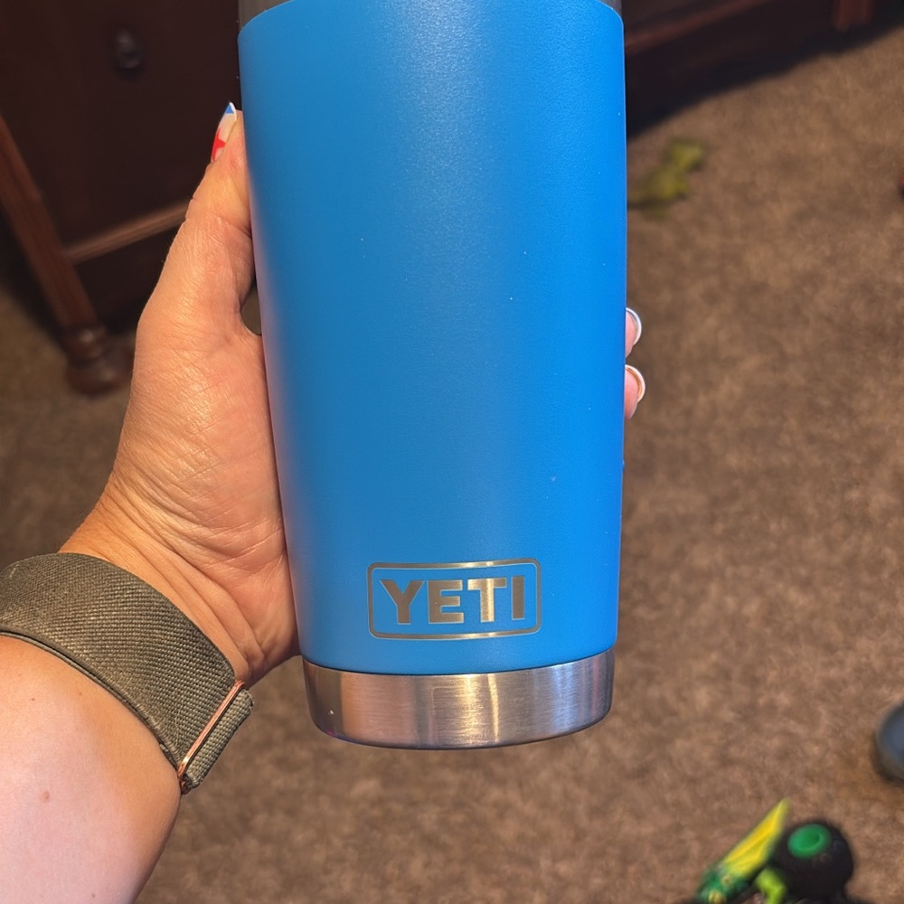 YETI Sky Blue Stainless Steel Tumbler